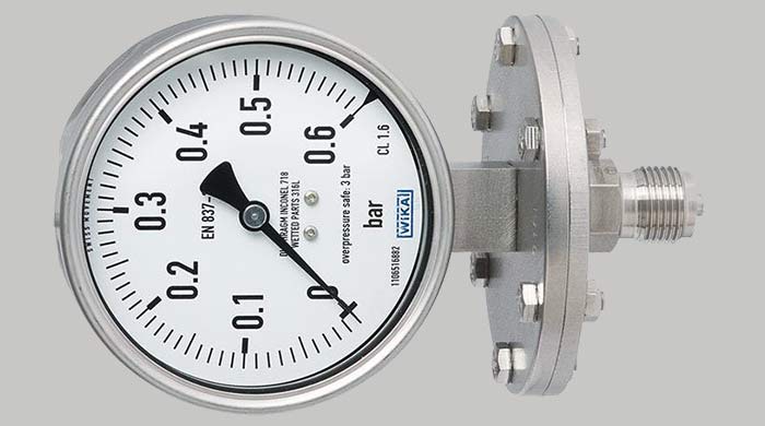 Đồng hồ đo áp suất màng Wika