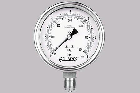Đồng hồ đo áp suất kim cơ Aplisens model MS-100K
